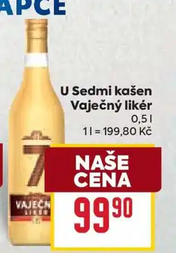 Billa U sedmi Kašen Vaječný likér nabídka