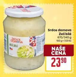 Billa Srdce domova Zeli bílé nabídka