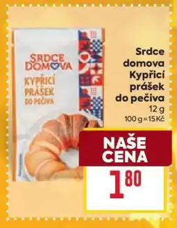 Billa Srdce domova Kypřicí prášek do pečiva nabídka