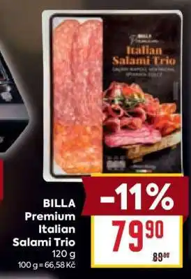 Billa BILLA Premium Italian Salami Trio nabídka