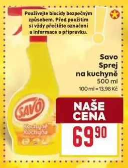 Billa Savo Sprej na kuchyně nabídka