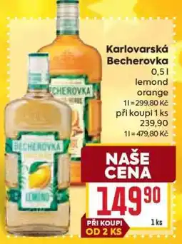 Billa Karlovarská Becherovka nabídka