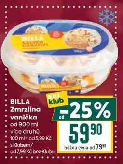 Billa BILLA Zmrzlina vanička nabídka