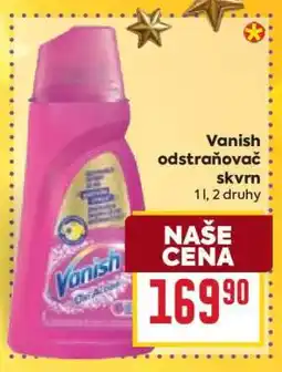 Billa Vanish Odstraňovač skvrn nabídka