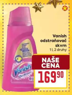 Billa Vanish Odstraňovač skvrn nabídka