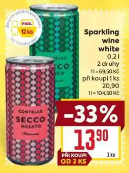 Billa Sparkling wine white nabídka