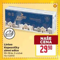Billa Linteo Kapesníčky zimní edice nabídka