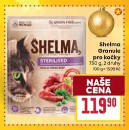Billa Shelma granule pro kočky nabídka