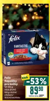 Billa Felix kapsičky pro kočky nabídka