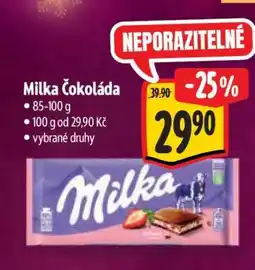 Albert Milka Čokoláda nabídka