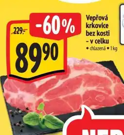 Albert Vepřová krkovice bez kosti – v celku nabídka
