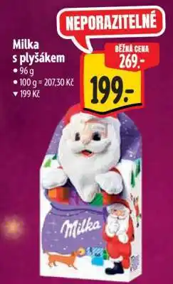 Albert Milka s plyšákem nabídka