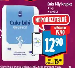 Albert Cukr bílý krupice nabídka