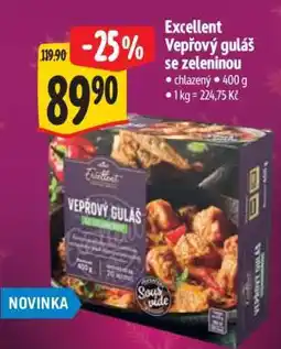 Albert Excellent Vepřový guláš se zeleninou nabídka