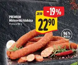 Albert PREMIUM Mistrovská klobása nabídka