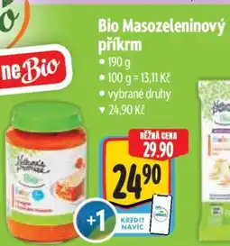 Albert Bio Masozeleninový příkrm nabídka