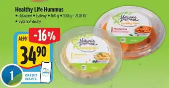 Albert Healthy life Hummus nabídka