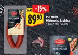 Albert PREMIUM Mistrovská klobása nabídka