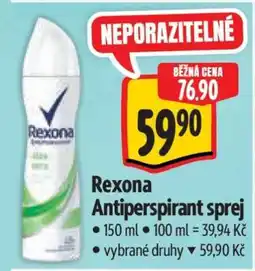 Albert Rexona antiperspirant sprej nabídka