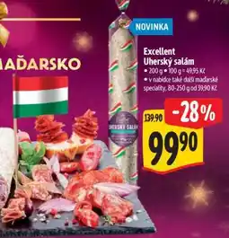 Albert Excellent Uherský salám nabídka