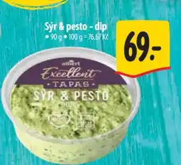 Albert Sýr & Pesto - dip nabídka