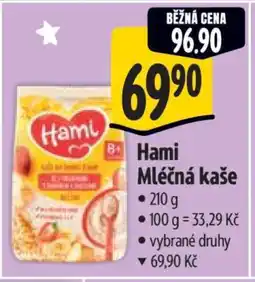 Albert Hami Mléčná kaše nabídka