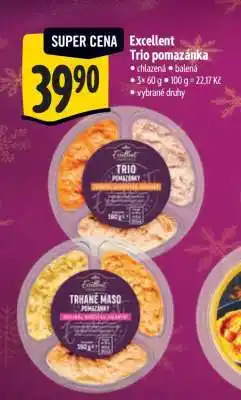 Albert Excellent Trio pomazánka nabídka