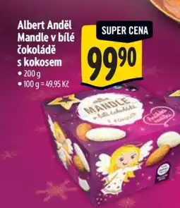 Albert Albert Anděl Mandle v bílé čokoládě s kokosem nabídka