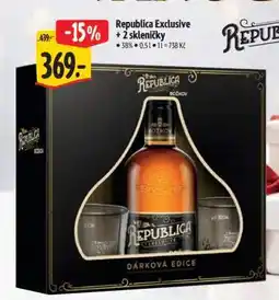 Albert Republica Exclusive + 2 skleničky nabídka