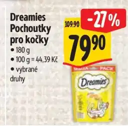Albert Dreamies pochoutky pro kočky nabídka