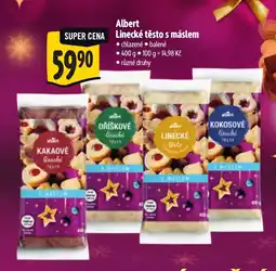 Albert Albert Linecké těsto s máslem nabídka