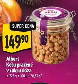 Albert Albert Kešu pražené v cukru dóza nabídka