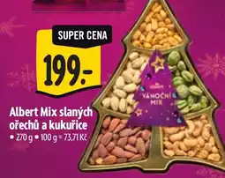 Albert Albert Mix slaných ořechů a kukuřice nabídka