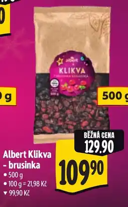 Albert Albert Klikva - brusinka nabídka