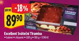 Albert Excellent Sváteční Tiramisu nabídka