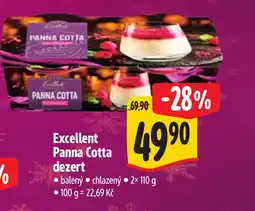 Albert Excellent Panna Cotta dezert nabídka