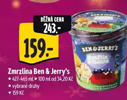 Albert Zmrzlina Ben & Jerry's nabídka