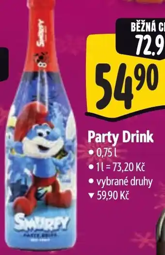 Albert Party Drink nabídka