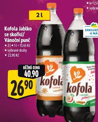 Kofola Jablko se skořicí/ Vánoční punč