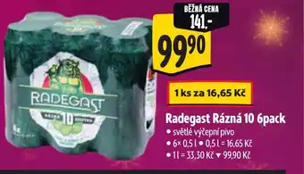 Radegast Rázná 10 6pack