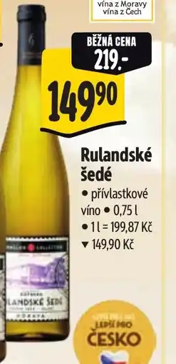 Albert Rulandské šedé nabídka