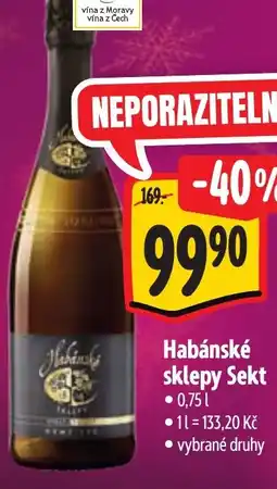 Albert Habánské sklepy Sekt nabídka