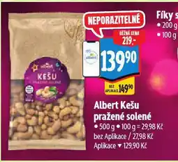 Albert Kešu pražené solené nabídka
