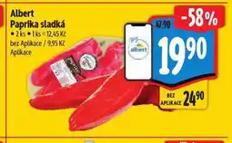 Albert Paprika sladká nabídka