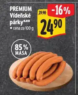 Albert Vídeňské párky nabídka