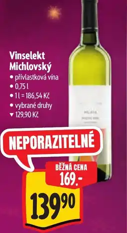 Albert Vinselekt Michlovský nabídka