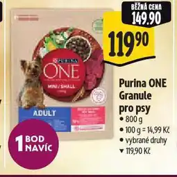 Albert Purina one granule pro psy nabídka