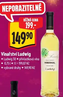 Albert Vinařství Ludwig nabídka