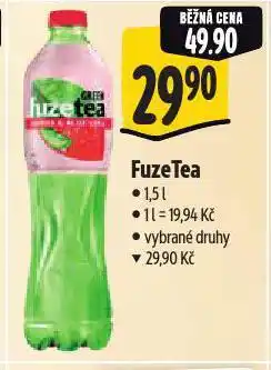 Albert Fuze tea nabídka