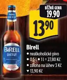 Albert Birell nealkoholické pivo nabídka